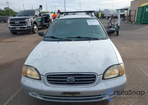 2001 Suzuki Esteem Gl/Glx/Glx+ из США, поврежденный, VIN JS2GB41W315201954